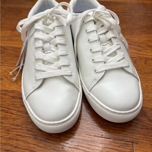 J. Crew White Sneakers womens size 9 NEW